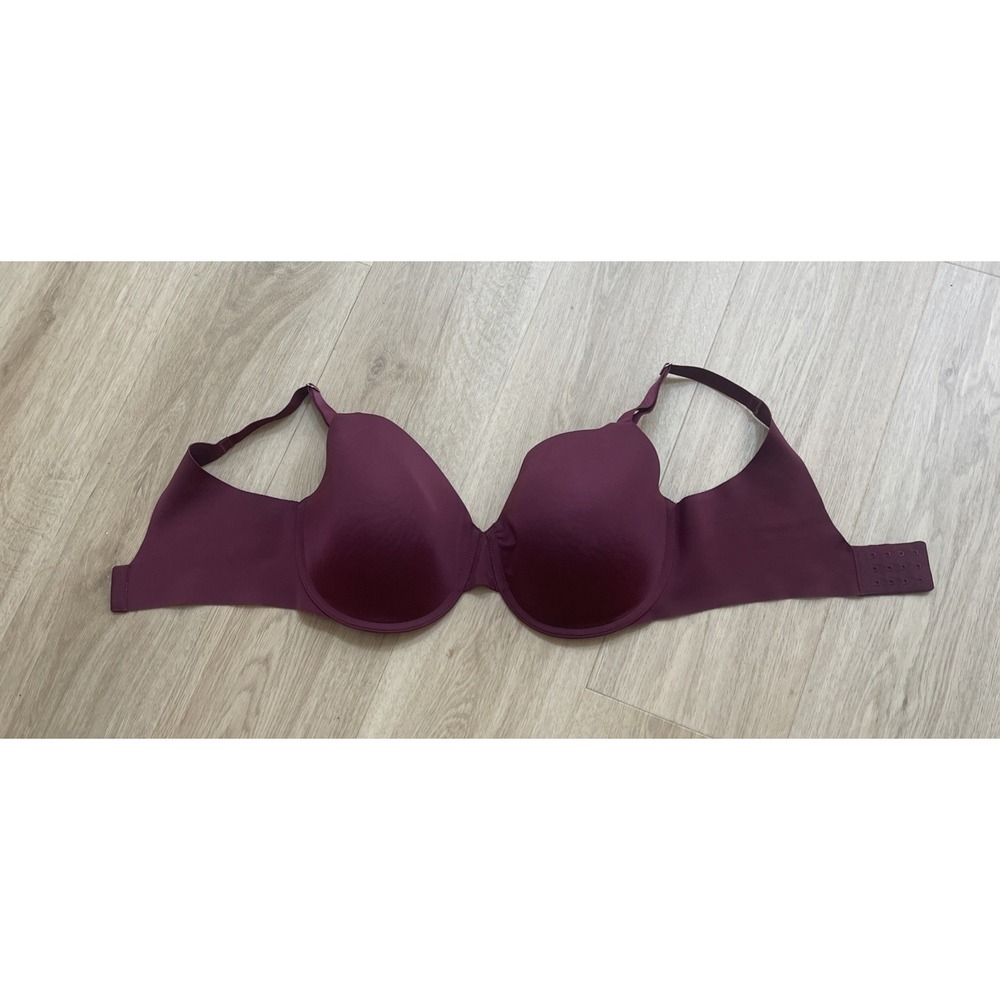 Soma Women's Bra 36DDD Burgundy Vanishing 360 Perfect Cover Underwired